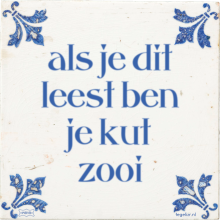 als je dit leest ben je kut zooi - 6 keer bekeken