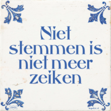 Niet stemmen is niet meer zeiken - 6 keer bekeken