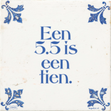 Een 5.5 is een tien. - 3 keer bekeken