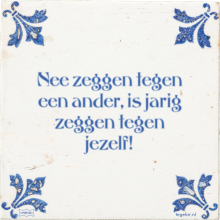 Nee zeggen tegen een ander, is jarig zeggen tegen jezelf! - 12 keer bekeken