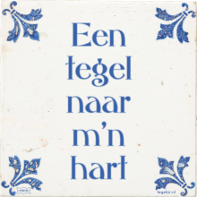 Een tegel naar m'n hart - 12 keer bekeken