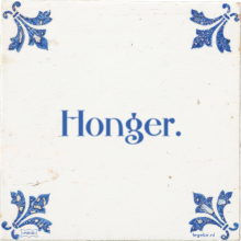 Honger. - 31 keer bekeken