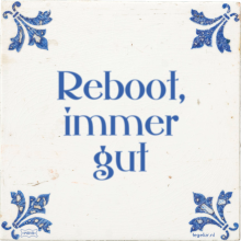 Reboot, immer gut - 11 keer bekeken