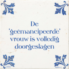 De 'geëmancipeerde' vrouw is volledig doorgeslagen - 3 keer bekeken