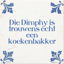 Die Dimphy is trouwens écht een koekenbakker - 14 keer bekeken