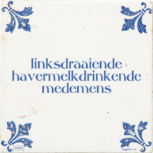 linksdraaiende havermelkdrinkende medemens - 98 keer bekeken