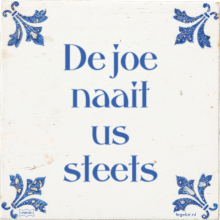 De joe naait us steets - 4 keer bekeken