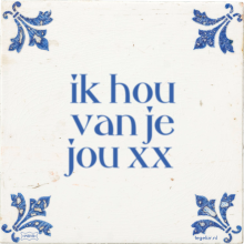 ik hou van je jou xx - 3 keer bekeken