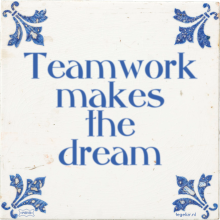 Teamwork makes the dream - 2 keer bekeken