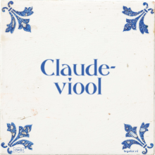Claude- viool - 5 keer bekeken