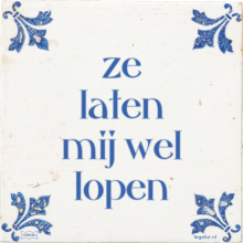 ze laten mij wel lopen - 1 keer bekeken