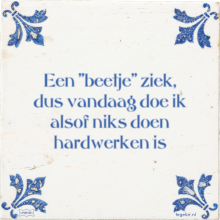 Een ''beetje'' ziek, dus vandaag doe ik alsof niks doen hardwerken is - 8 keer bekeken
