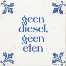 geen diesel, geen eten - 8 keer bekeken