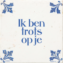 Ik ben trots op je - 63 keer bekeken