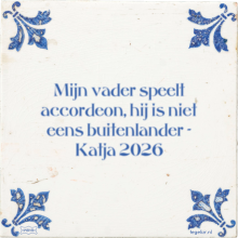 Mijn vader speelt accordeon, hij is niet eens buitenlander - Katja 2026 - 6 keer bekeken