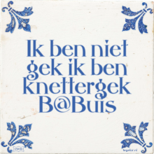Ik ben niet gek ik ben knettergek B@Buis - 1 keer bekeken