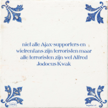niet alle Sparta-supporters en wielrenfans zijn terroristen maar alle terroristen zijn wel A - 13 keer bekeken